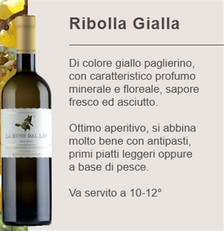 RIBOLLA GIALLA D.O.C. Friuli Colli