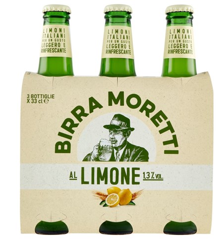 RADLER BIER LEMON cl.33 x3x8 conf MORETTI