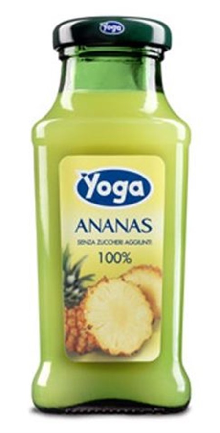 SUCCO di FRUTTA cl 20 x24 vap ANANAS 100% YOGA