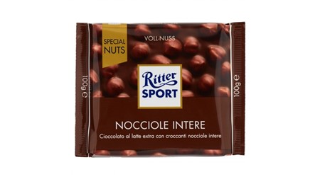 RITTER SPECIAL NUTS LATTE /NOCCIOLE gr.100x 20pz