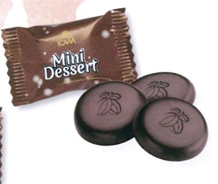 CIOCCOLATINO CORTESIA FONDENTE 60% gr.3 kg.1 ICAM