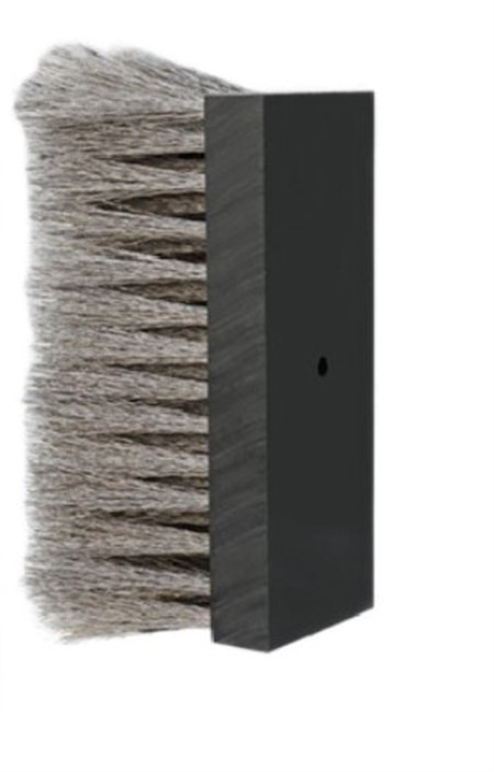 RICAMBIO SPAZZOLA FORNO RETTANG. INOX c/raschietto ARGENTO